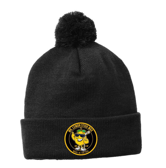 Blackout Pom Beanie