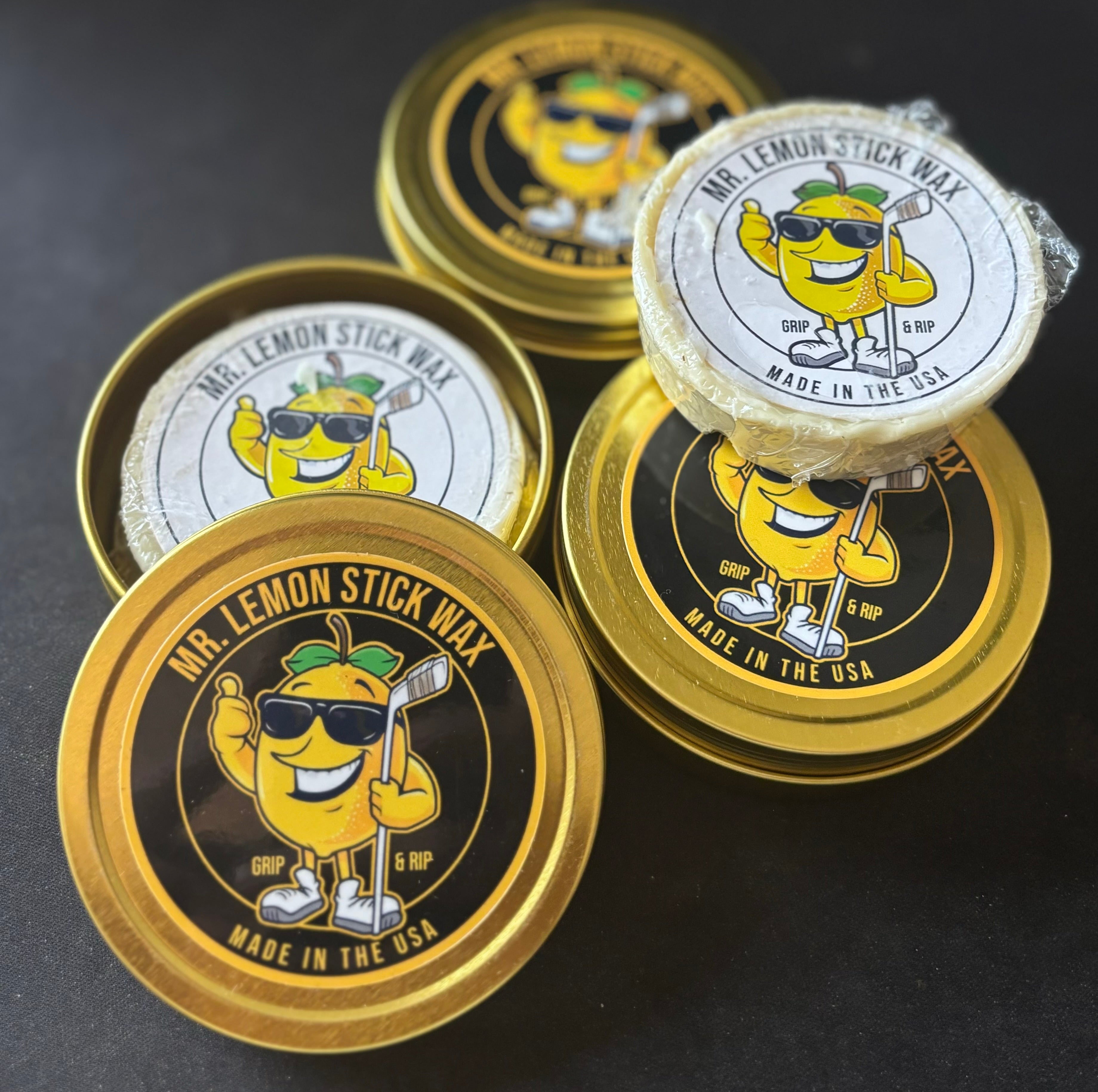 Mr. Lemon Hockey Wax | Hand-Poured Grip Made in the USA – Mr